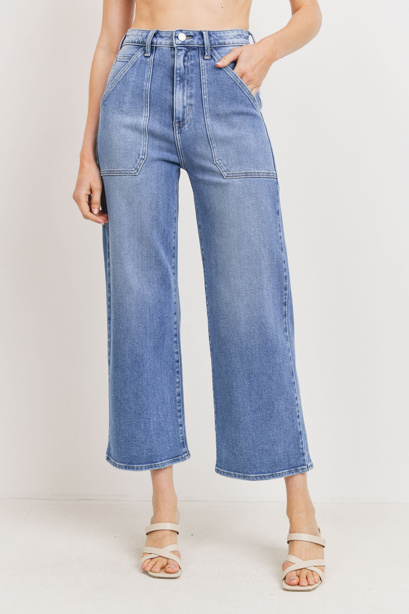 Super High Rise Slim Wide Leg Jeans – Brick Street Boutique
