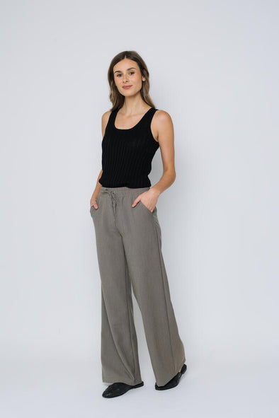 Chloe Wide picot pants