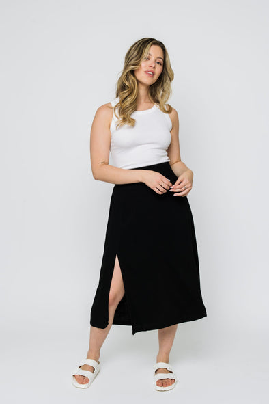 Black Georgia skirt