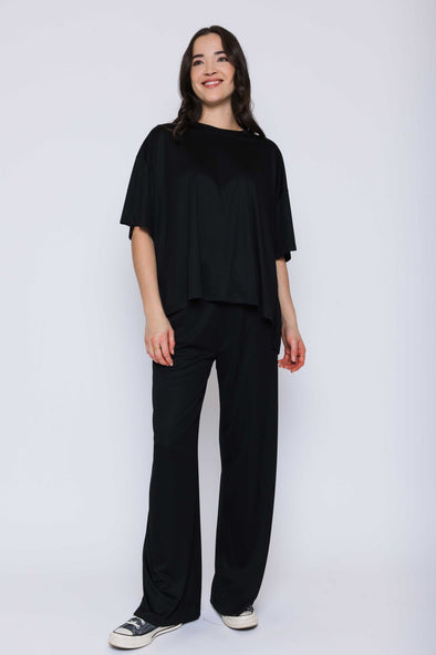 T-shirt Serena noir