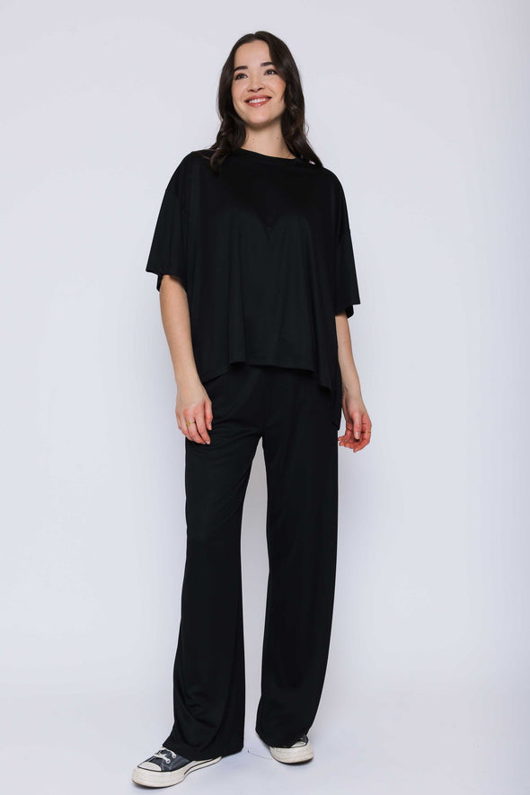 T-shirt Serena noir