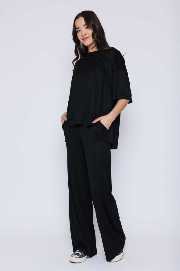 T-shirt Serena noir