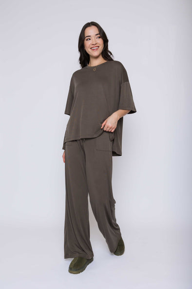 T-shirt Serena olive