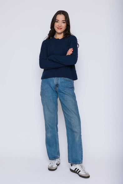 Chandail Willa indigo