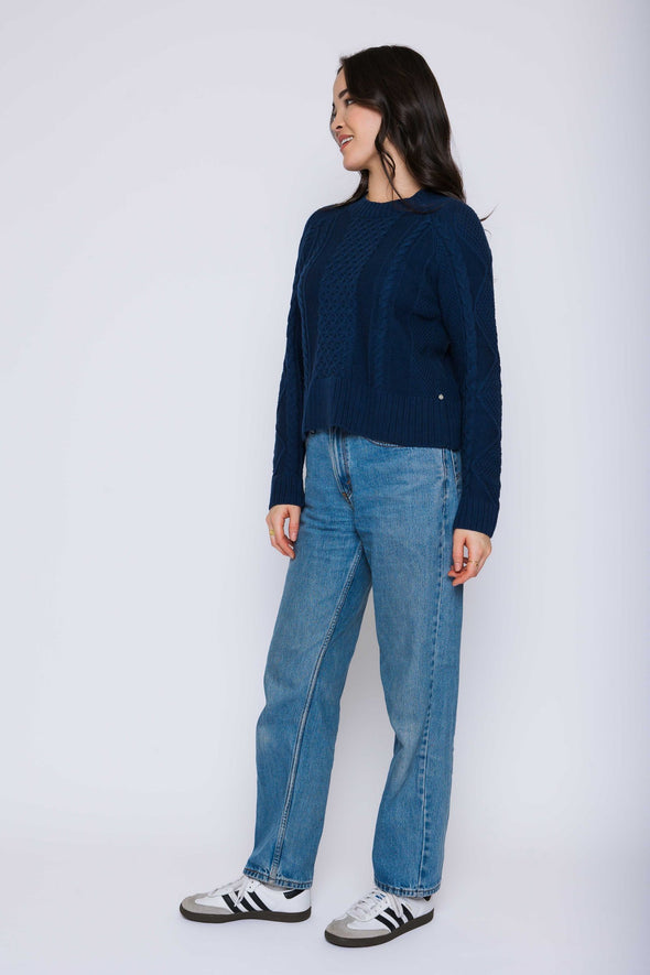Chandail Willa indigo
