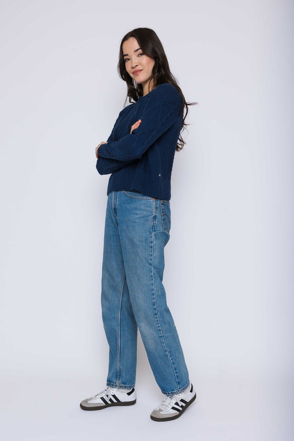 Chandail Willa indigo