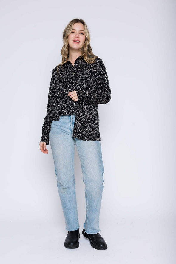 Blouse Nora floral vines