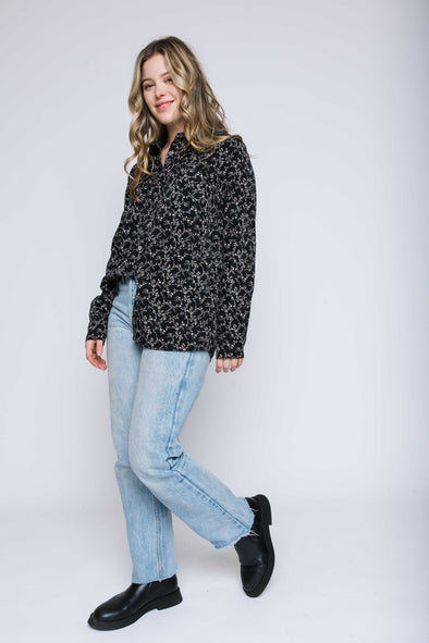 Blouse Nora floral vines
