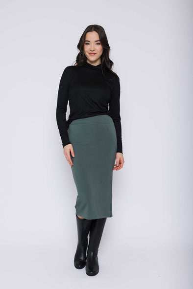 Jupe Erin fleece thyme