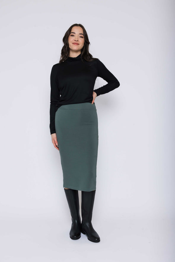 Jupe Erin fleece thyme