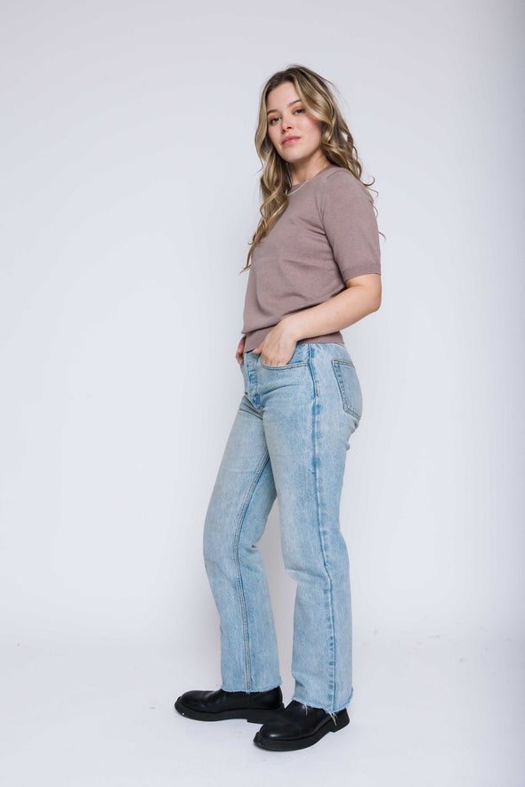 Chandail Emily warm taupe