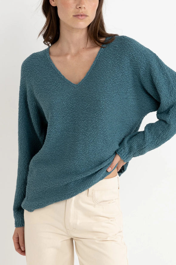 Tricot Adele oversized teal
