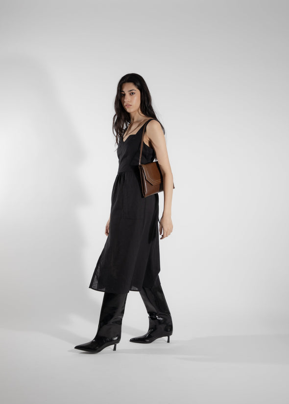 Cornifle black strapless dress