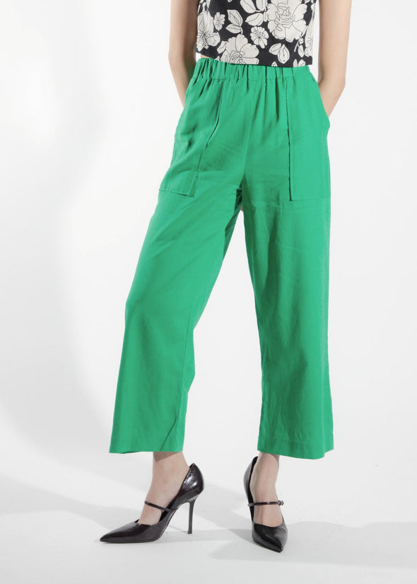 Alisme green woven pants