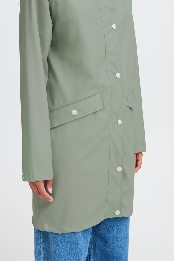 Tazi Seagrass rain coat