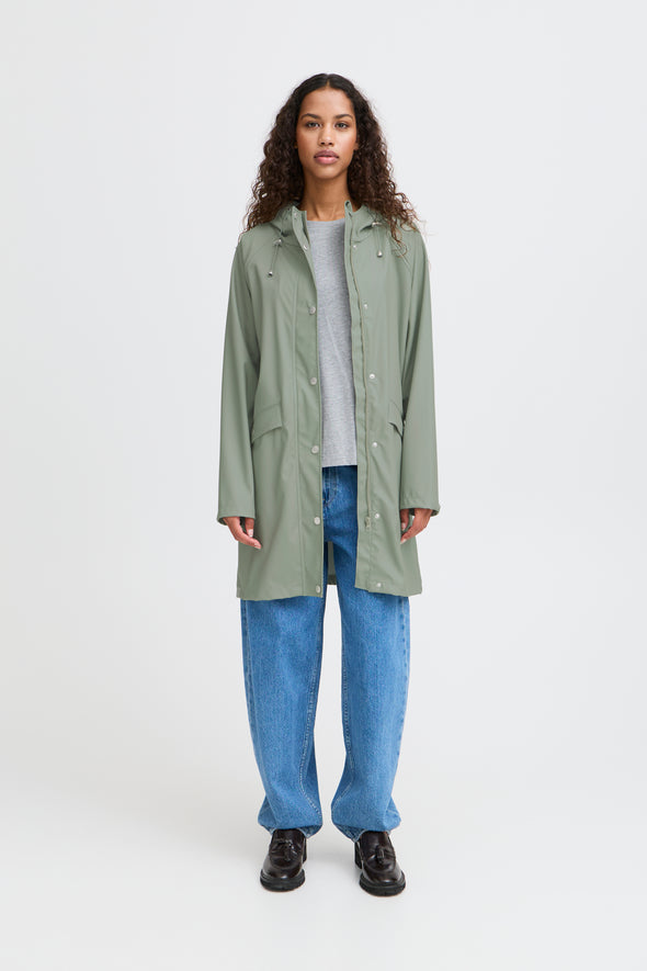 Tazi Seagrass rain coat