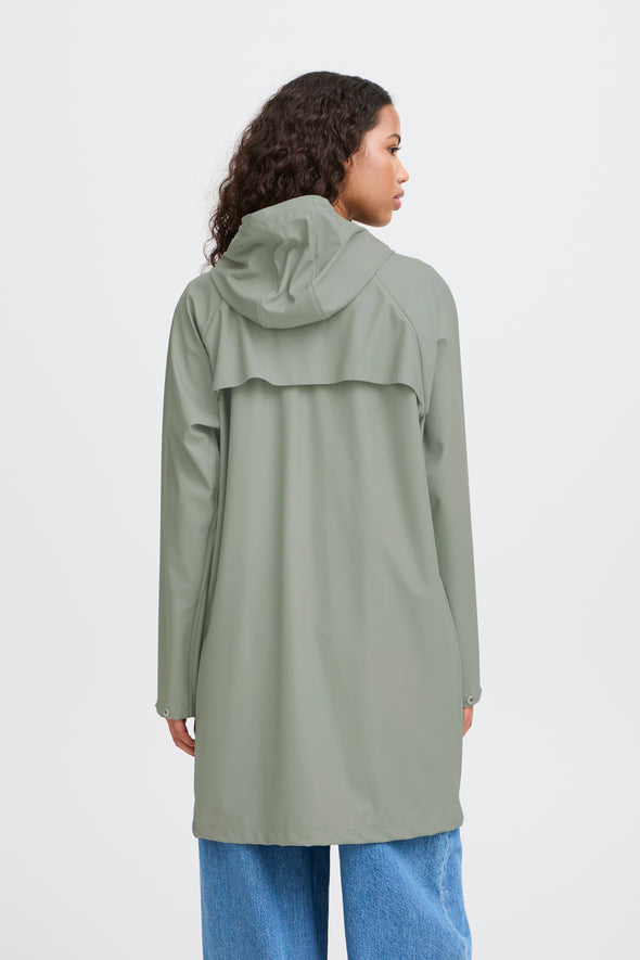 Tazi Seagrass rain coat