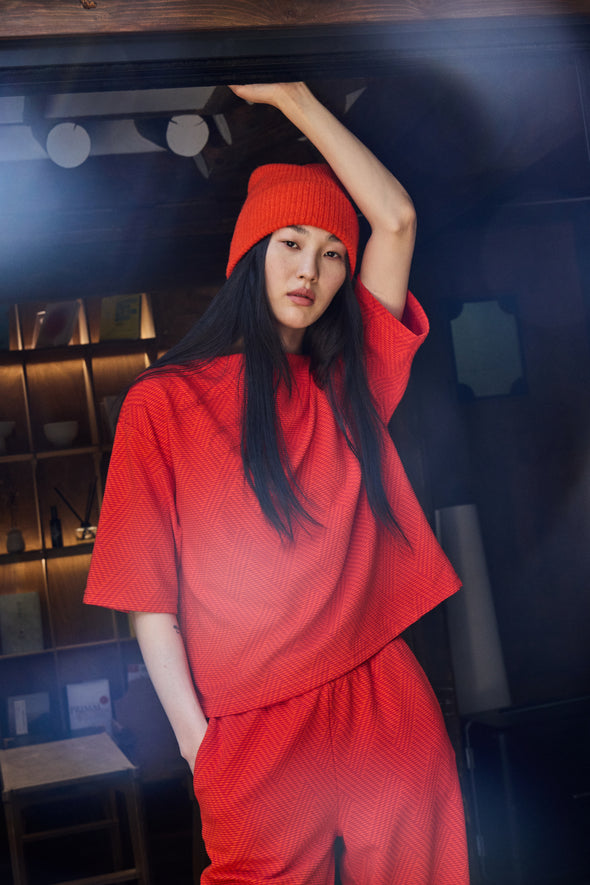 beanie Ivo tangerine tango