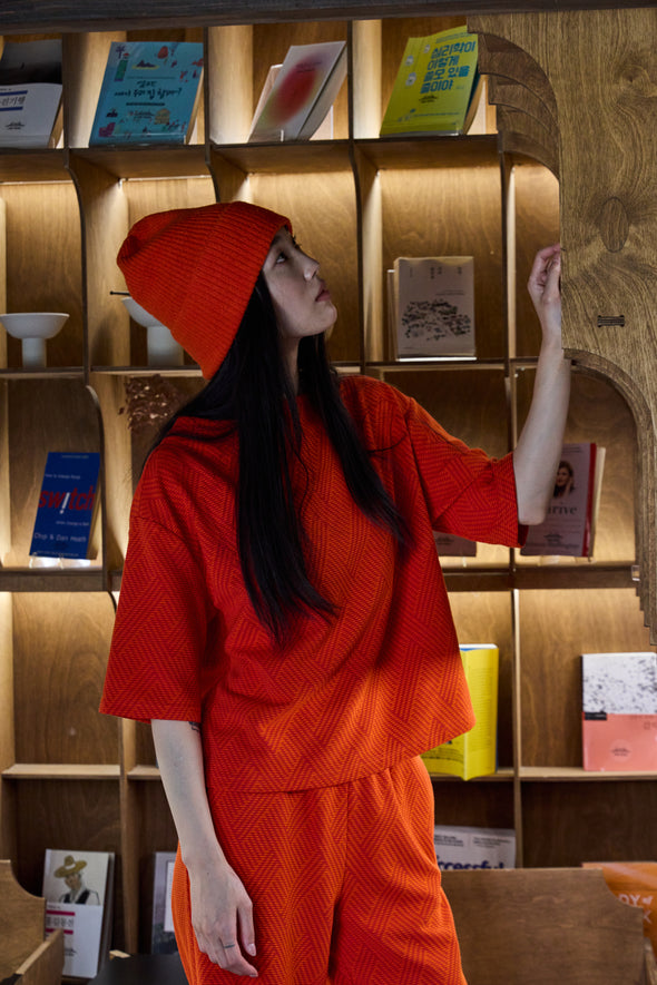 beanie Ivo tangerine tango