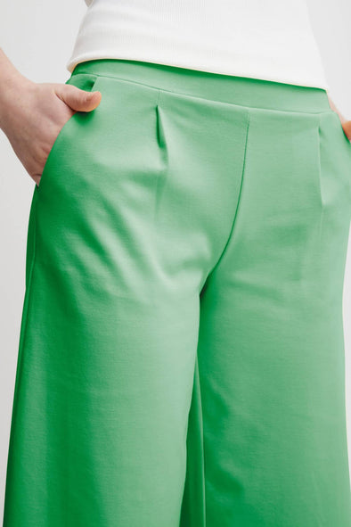 Pantalon Kate Wide crop Greenbriar