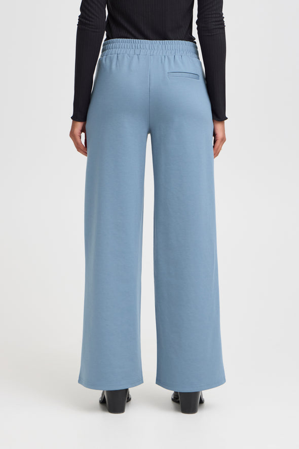 Pantalon Kate Long Wide Blue Mirage fibres recyclées