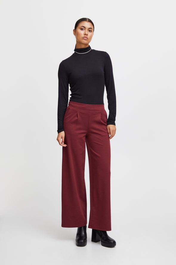 Kate pants Long Wide port royal recycled fibers