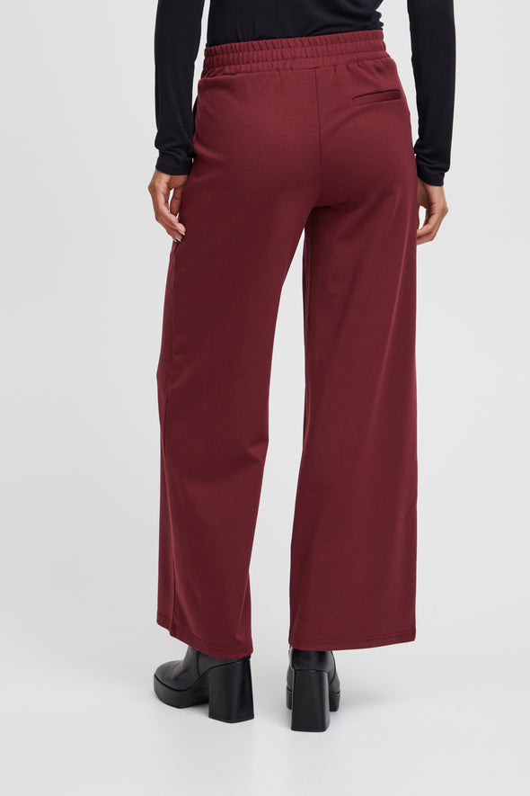 Pantalon Kate Long Wide port royale fibres recyclées