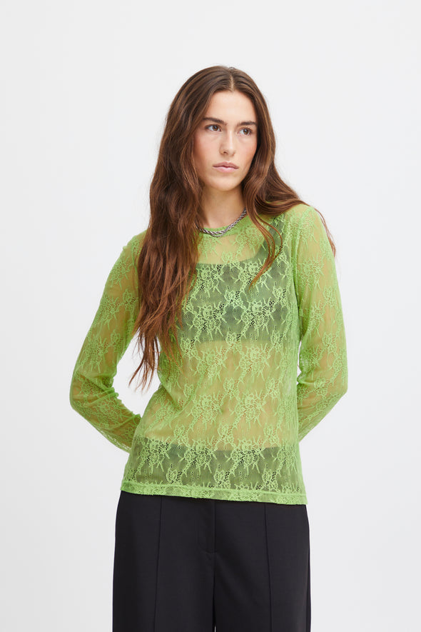 top lace Journee green
