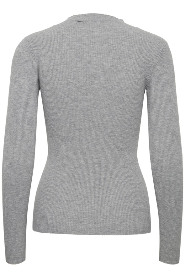 Aviva long-sleeved sweater grey recycled fibers