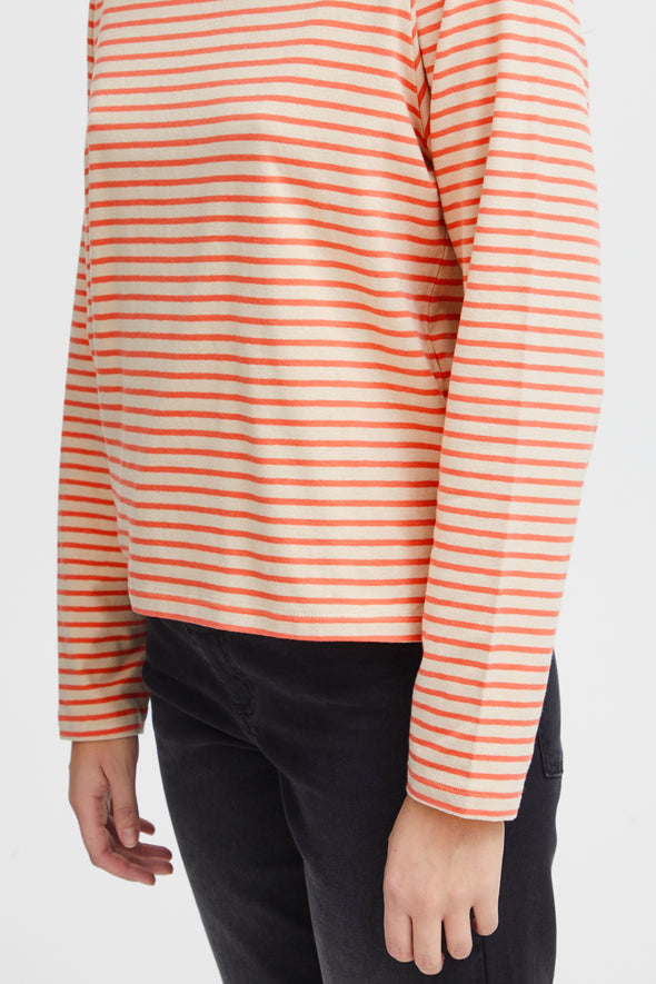 Mira long-sleeve sweater LS2 coral