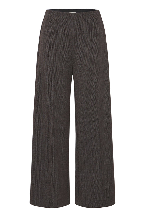 Pantalon Kate Jacquard Black/Brown