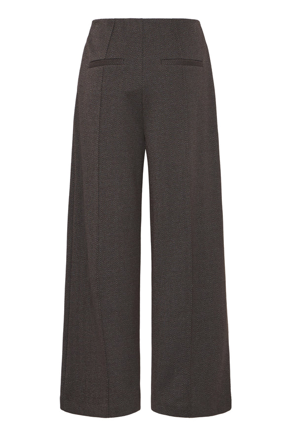 Pantalon Kate Jacquard Black/Brown