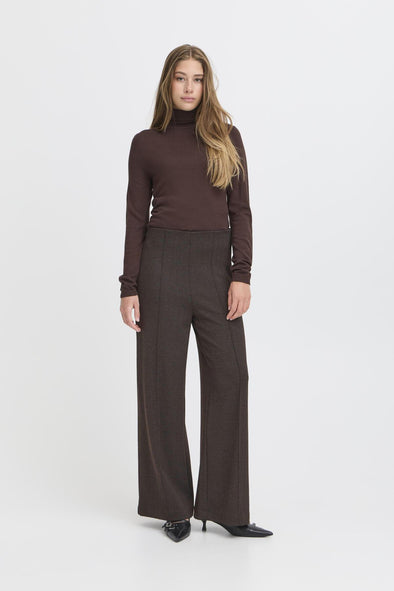Pantalon Kate Jacquard Black/Brown