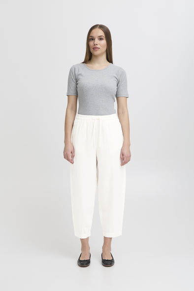 Linno Barrel pants white