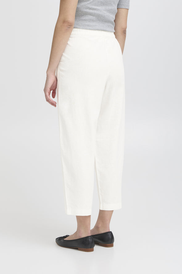 Linno Barrel pants white