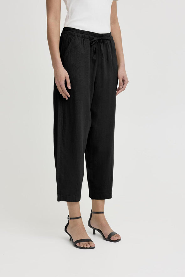 Linno Barrel black pants