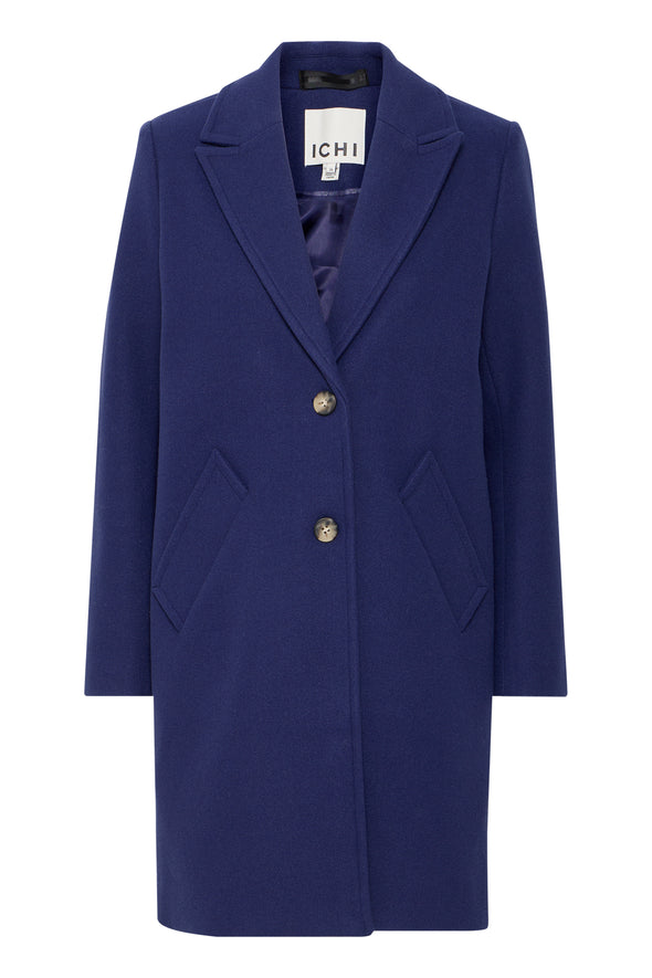 Jannet patriot blue buttoned coat