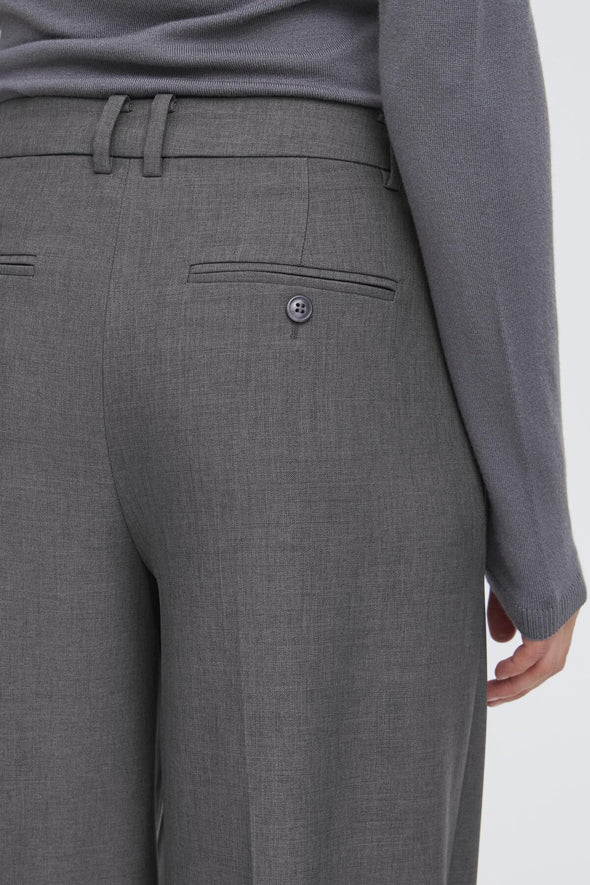 Pantalon Lexi chic gray pinstripe