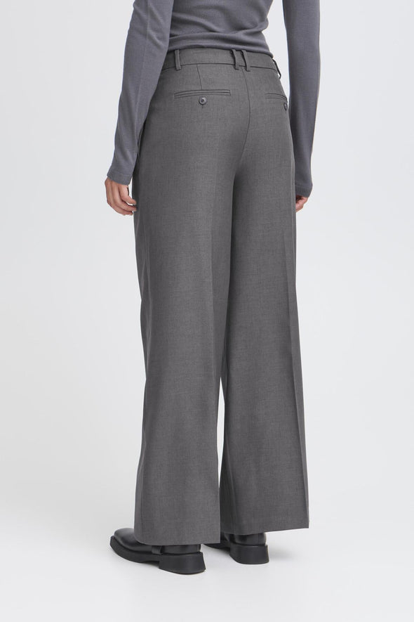 Pantalon Lexi chic gray pinstripe