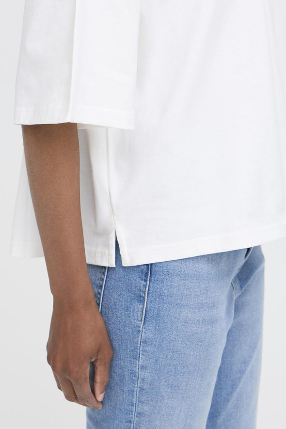 T-Shirt Palmer loose cloud dancer