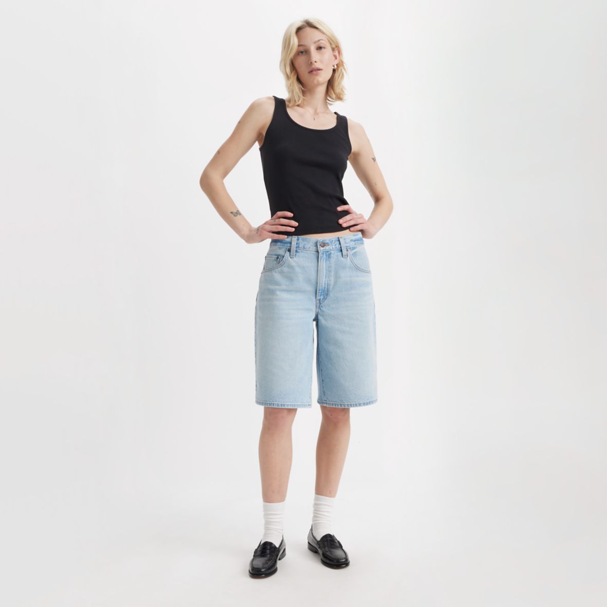 modeco boutique - levi's - baggy shorts dad pick sides