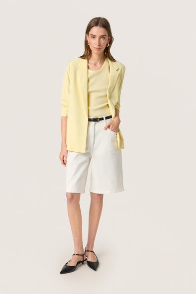 Shirley French vanilla recycled fiber jacket