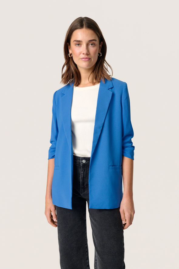 Shirley palace blue jacket recycled fibers