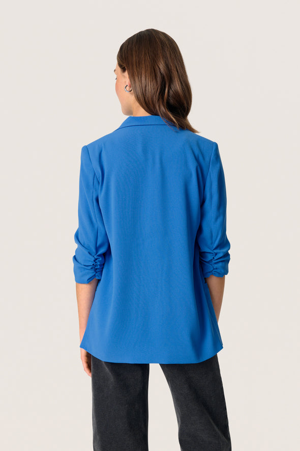 Shirley palace blue jacket recycled fibers