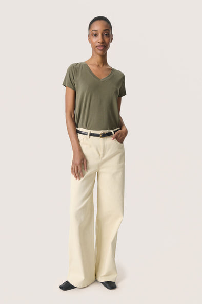 T-shirt Columbine col en v grape leaf TENCEL™