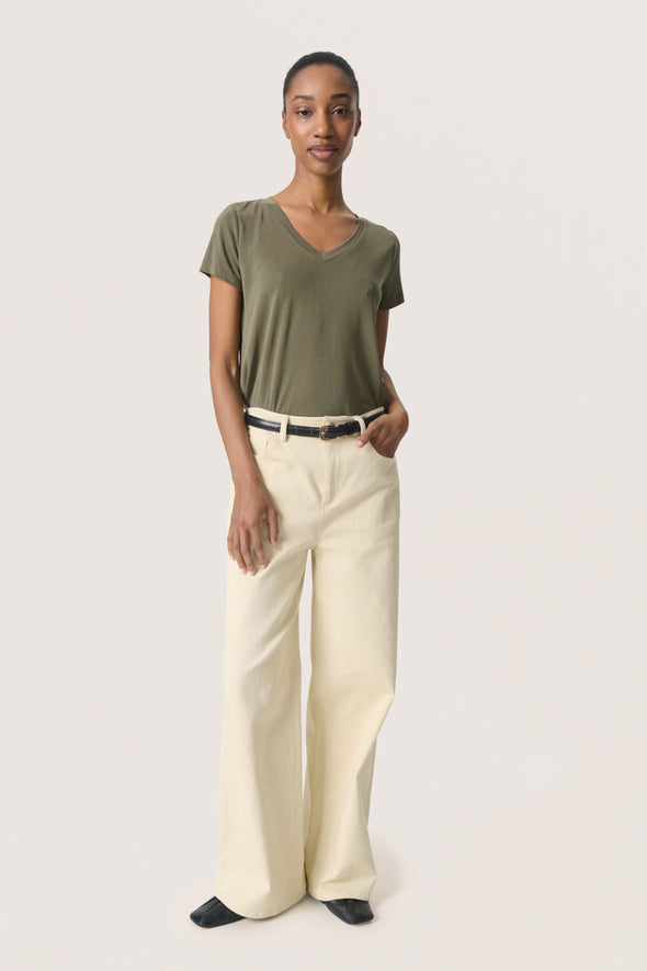 T-shirt Columbine col en v grape leaf TENCEL™