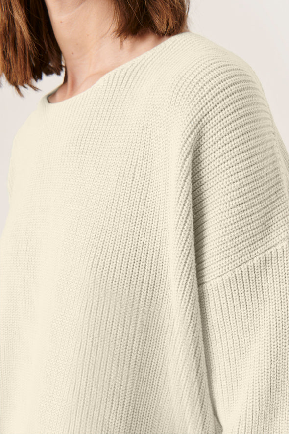 Tuesday whisper white cotton sweater