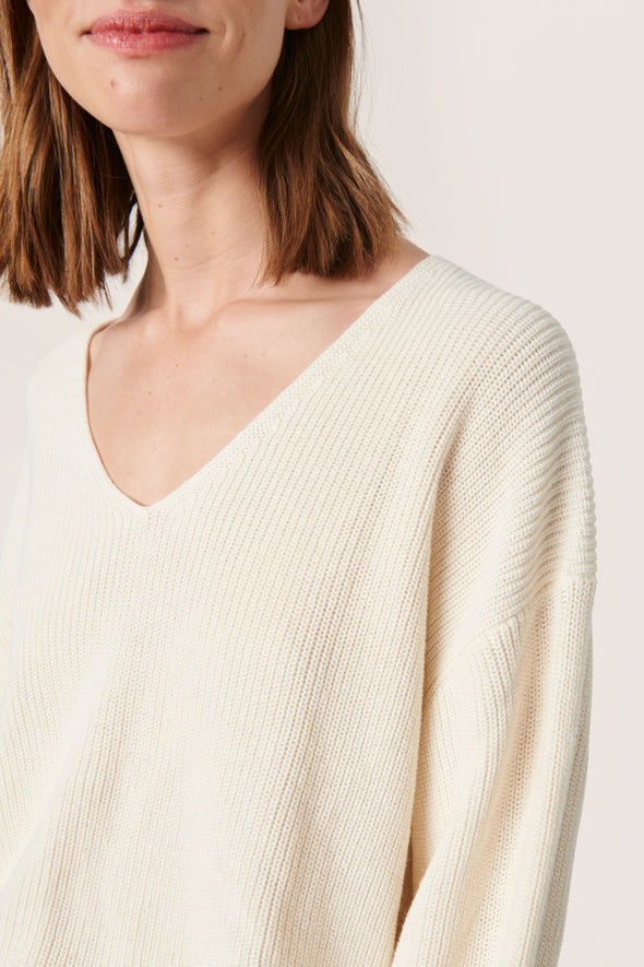 Tuesday 2nd whisper white cotton sweater