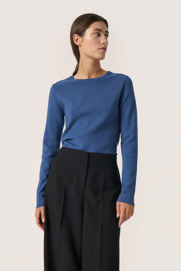 Pullover Spina Ensign Blue LenzingTM EcoveroTM