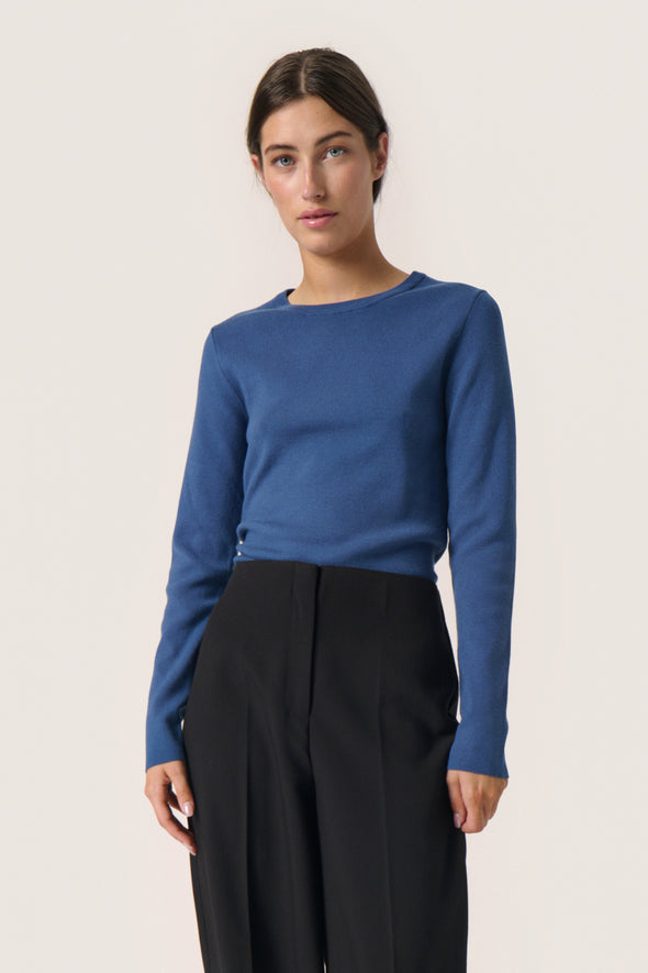 Pullover Spina Ensign Blue LenzingTM EcoveroTM